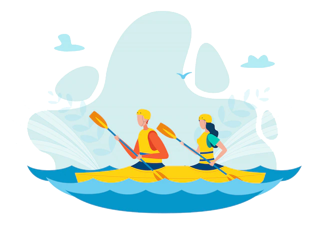 man-woman-kayaking-flat_82574-6773